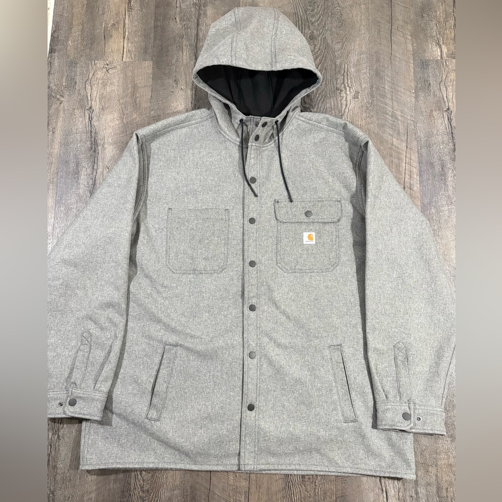 Carhartt Rain Defender Men's Gray Hooded Jacket